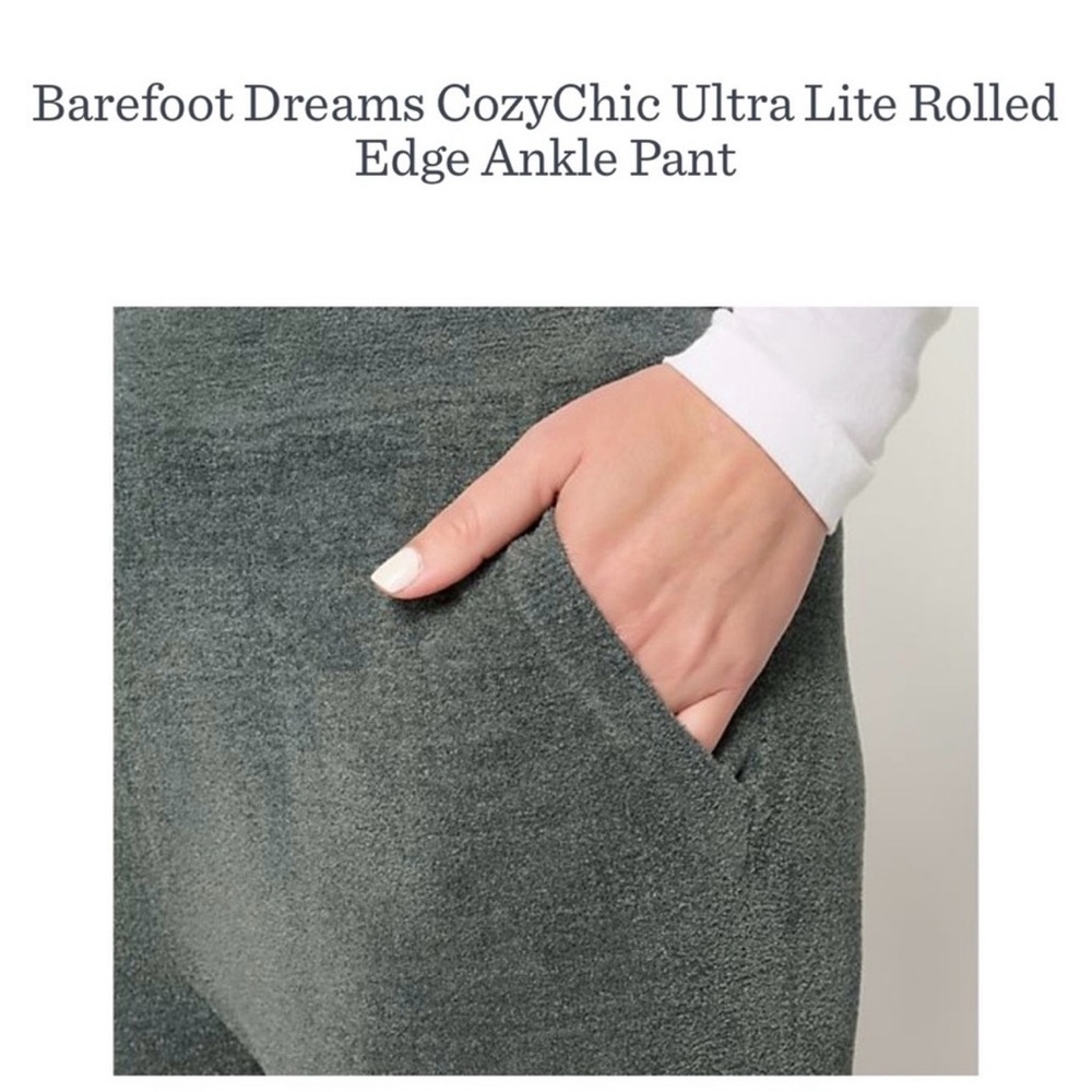 Barefoot Dreams Black CozyChic Ultra Lite Pants Size 2XT - NEW IN PACKAGE - Picture 5 of 6